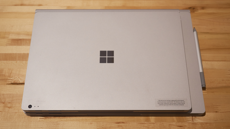 A 13.5-inch Surface Book is much smaller.